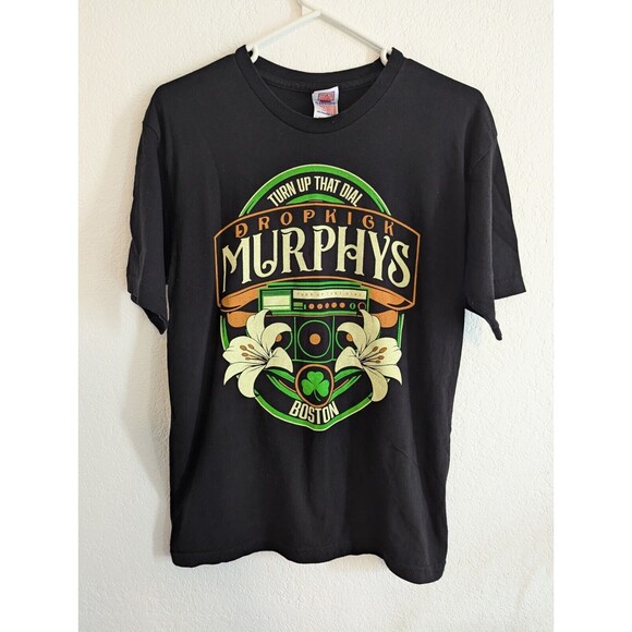 Dropkick Murphys North American Tour 2021 Turn Up That Dial T Shirt Medium - Picture 1 of 5